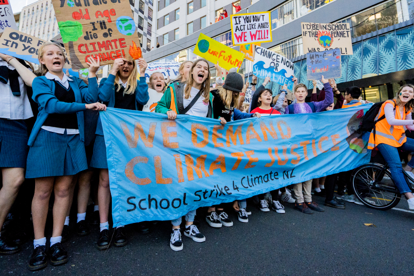 Student protest climate change